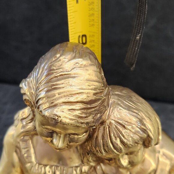 PM Craftsman, Mother and Daughter Reading a Book Brass Figurine. Home Decor - Picture 8 of 10
